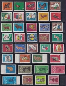 MINT NEVER HINGED & MINT HINGED 1965-1972 ISSUES GERMANY #B404-B495 CV$62.80 - Picture 1 of 4