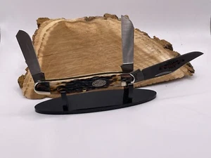 Case XX 6347 Collectors Club 3 Blade Stockman Molasses Bone Handle 2011--821.24 - Picture 1 of 12