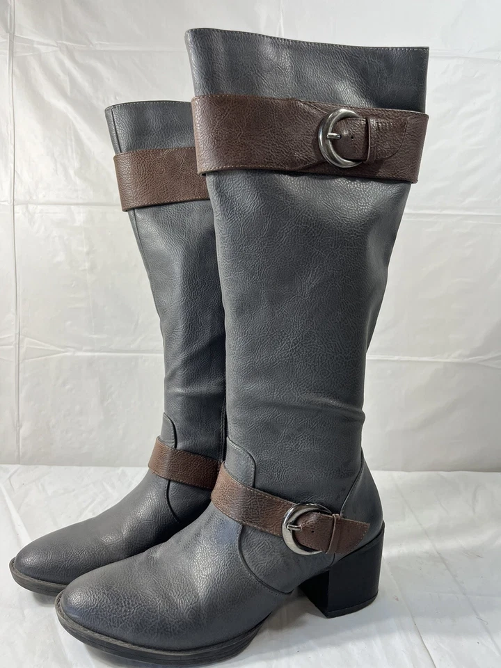 Botas de montar Natural Soul de Naturalizer Zahara grises hasta la rodilla 7 Foto 1 de 4