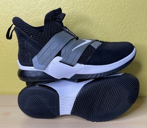 lebron soldier 12 black grey