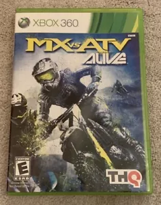 MX vs. ATV Alive (Microsoft Xbox 360, 2011) Complete, CIB, Manual, Tested, Works - Foto 1 di 3
