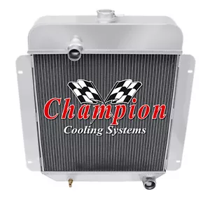 3 Row Western Champion Radiator for 1954 1955 1956 Ford Club L6 Engine #CC5456-6 - Picture 1 of 7