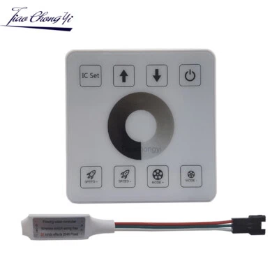 3key Dimmer controller with Wireless Full Touch Panel swith For WS2811 LED Strip - Image 1 of 4
