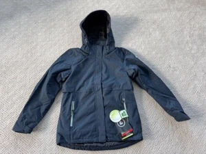 KIILLTEC WOMENS KOW 94 SKI SNOW 3-IN-1 JACKET WATERPROOF BREATHABLE BLUE SIZE 8 - Picture 1 of 6