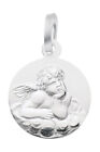 Amor Silver Medal Lucky Life 139129 Angels NEW Real Jewelry Round 12mm