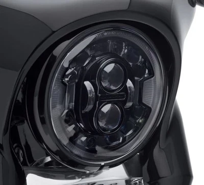 Harley Davidson Daymaker 7 Adaptive LED Scheinwerfer Schwarz  67700427A - Изображение 1 из 4