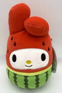 Neu mit Etikett Squishmallows Sanrio My Melody Wassermelone 8 Zoll Plüschtier - Bild 1 von 7
