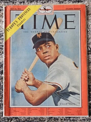 Time Magazine July 26, 1954  Willie Mays - Image 1 of 4