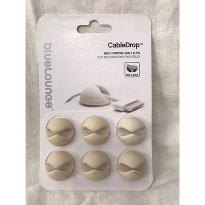 Cable Clips BlueLounge CableDrop Multi-Purpose Peel and Stick Adhesive - Image 1 of 4