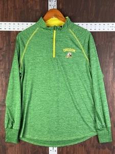 Oregon Ducks Colosseum 1/4 Zip Running Long Sleeve Shirt Green Women’s XL NCAA - Picture 1 of 6