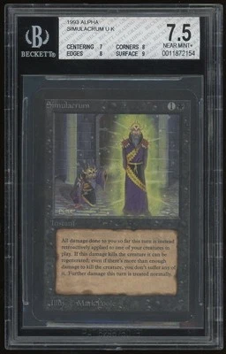 Simulacrum Alpha 1993 BGS 7.5 Magic The Gathering MTG - Image 1 of 2