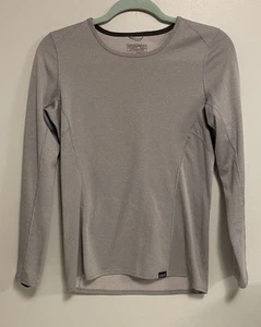 Patagonia Shirt Womens Small Gray CAPILENE MIDWEIGHT Base Layer Long Sleeve - Picture 1 of 4