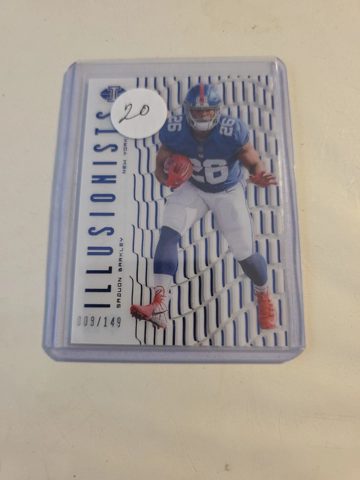 2018 Panini Illusions Football Saquon Barkley 008/149 ILL-SB - Image 1 of 4