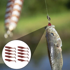 Tpe Soft Fishing Lure Artificial 10pcs Flying with Dual Wings Reflective - Bild 1 von 11