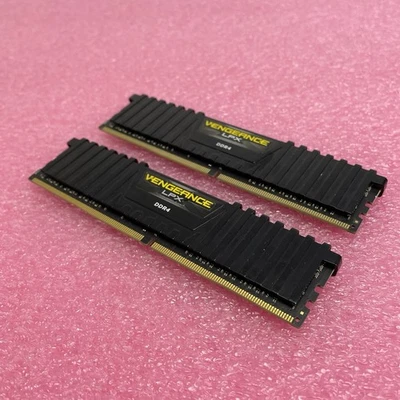 Corsair vengence CMK16GX4M4A2666C16 LPX Series 8 GB 2x4 DDR4-2666MHz Lot of 2 - Image 1 of 4