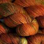 Hedgehog Fibres ::Sock Yarn Copper Penny:: merino wool yarn