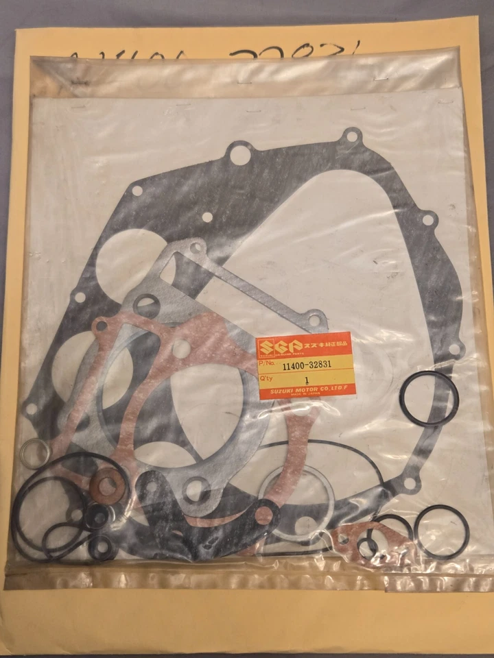 Juego completo de juntas Suzuki OEM 78-79 SP370 11400-32831 11400-32834 NOS Foto 1 de 1