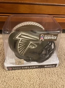 Atlanta Falcons Riddell 2022 Salute To Service Speed Mini Helmet - Picture 1 of 4