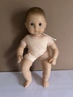 American Girl Bitty Baby 2014 15.5 “ Brown Molded Hair Brown Eyes  Fair Skin