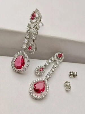 Handcrafted 925 pure Sterling Silver Luxe Earrings for women party/occasional - Image 1 of 3