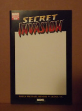 SECRET INVASION # 1 COVER B BLANK MATTE CORRECTED EDITION COMIC BOOK MARVEL 2008