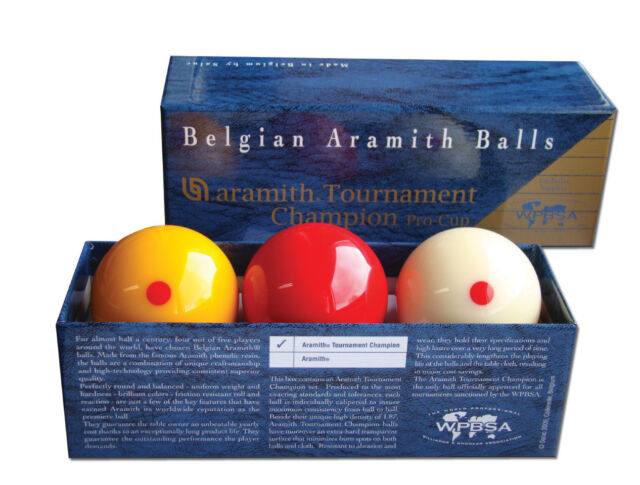 BOLA ARAMITH TOURNAMENT SNOOKER 52,5 MM (8 BOLAS