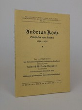 Andreas Koch Fortunstadt's First Printer 1632-1656 University Library Kiel (H