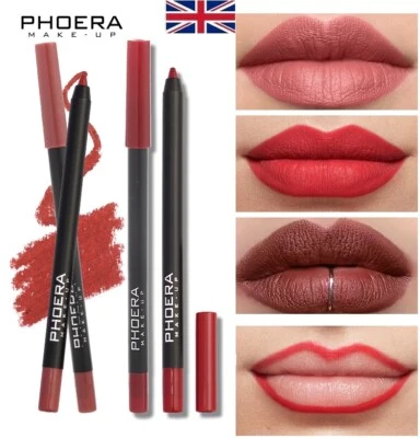 PHOERA MATTER LIP LINER STIFT STIFT KONTUR SAMTIGES MAKE-UP 12 FARBEN LANGANHALTEND