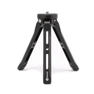Aluminum Mini Desktop Tripod with 1/4" Screw Thread Ideal for Desktop Use - Image 1 of 4