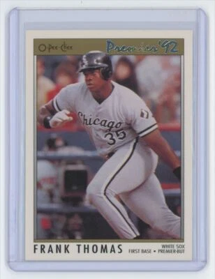 1992 O-PEE-CHEE PREMIER FRANK THOMAS . CHICAGO WHITE SOX #59 - Image 1 of 2