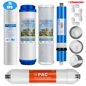 5 Stage Reverse Osmosis System Water Filter RO Membrane Replacement Set 5-Pack - Picture 1 of 12