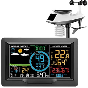 Weather Station Clock Rain Gauge Wireless USB Forecast Speed Barometric Sensor - Picture 1 of 11