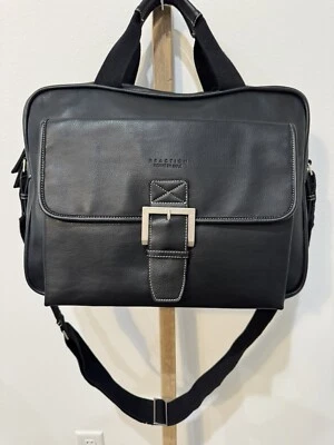 Kenneth Cole Reaction Negro 16" Bolso Mensajero Maletín Laptop Bolso de Hombro Foto 1 de 4