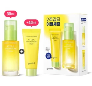 GOODAL Green Tangerine Vita C Dark Spot Care Serum 30ml+Dark Spot CareCream 40ml - Picture 1 of 3