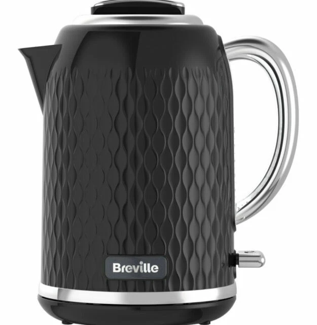 Breville 1.7 L 3000 W Modern Curve Jug Kettle - Black (VKT017)