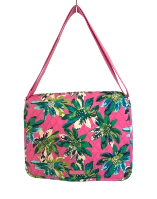 Bolso de Mujer VERA BRADLEY Aligerado Grande Mensajero Tropical Paradise Acolchado Foto 1 de 4