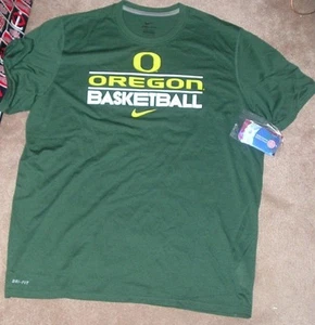 NEW NIKE NCAA Oregon Ducks Basketball T Shirt Dri Fit XL X-Large Men NEW NWT - Picture 1 of 1