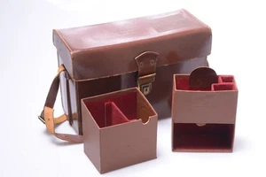 ✅ BENSER, LEICA M ORIGINAL LEATHER SYSTEM LARGE HARD CASE - Picture 1 of 5