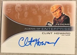 STAR TREK ENTERPRISE AUTOGRAPH CLINT HOWARD - Picture 1 of 1