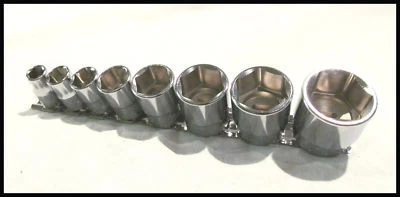 JUEGO DE ENCHUFES BRITÁNICOS BSA TRIUMPH NORTON WHITWORTH 3/8 UNIDAD 8 PIEZAS 6 PUNTOS KOKEN Foto 1 de 4