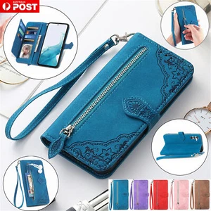 For Samsung A16 A15 A35 A55 A05S A14 A54 A13 Wallet Card Case Flip Leather Cover - Picture 1 of 58