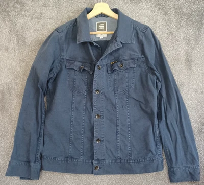 G-STAR Raw Denim Jacket Mens Large Lightweight Dark Blue Denim - Image 1 of 4