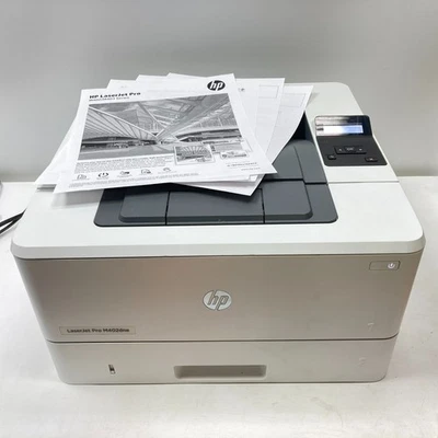HP LaserJet Pro M402dne Mono Printer C5J91A, Serviced, w/ GENUINE HP Toner @ 80% - Image 1 of 4