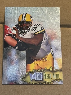 1996 FLEER METAL - REGGIE WHITE PACKERS #46 - Image 1 of 2