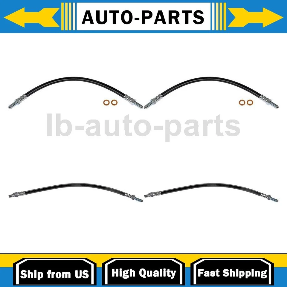 Kit de mangueira de freio dianteiro traseiro linha 4x para Alfa Romeo Spider 2.0L 1991-1994 - Imagem 1 de 4