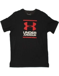 UMBRO Mens Heat Gear Graphic T-Shirt Top Large Black BR03 - Picture 1 of 3