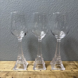 3er Set Eiffelturm Champagner/Weingläser Home Essentials 9,75 Zoll EUC - Bild 1 von 6