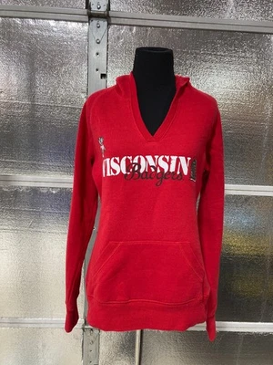 Sudadera con capucha University of Wisconsin Badgers - mediana para mujer - suave - suéter Foto 1 de 4