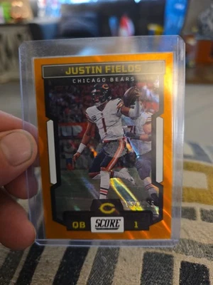 2023 Score - Justin Fields #99 Lava /565 - Image 1 of 2