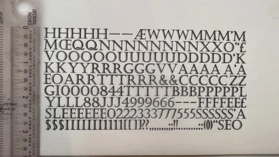 Letterpress Type - 24 Point Castellar - Image 1 of 4